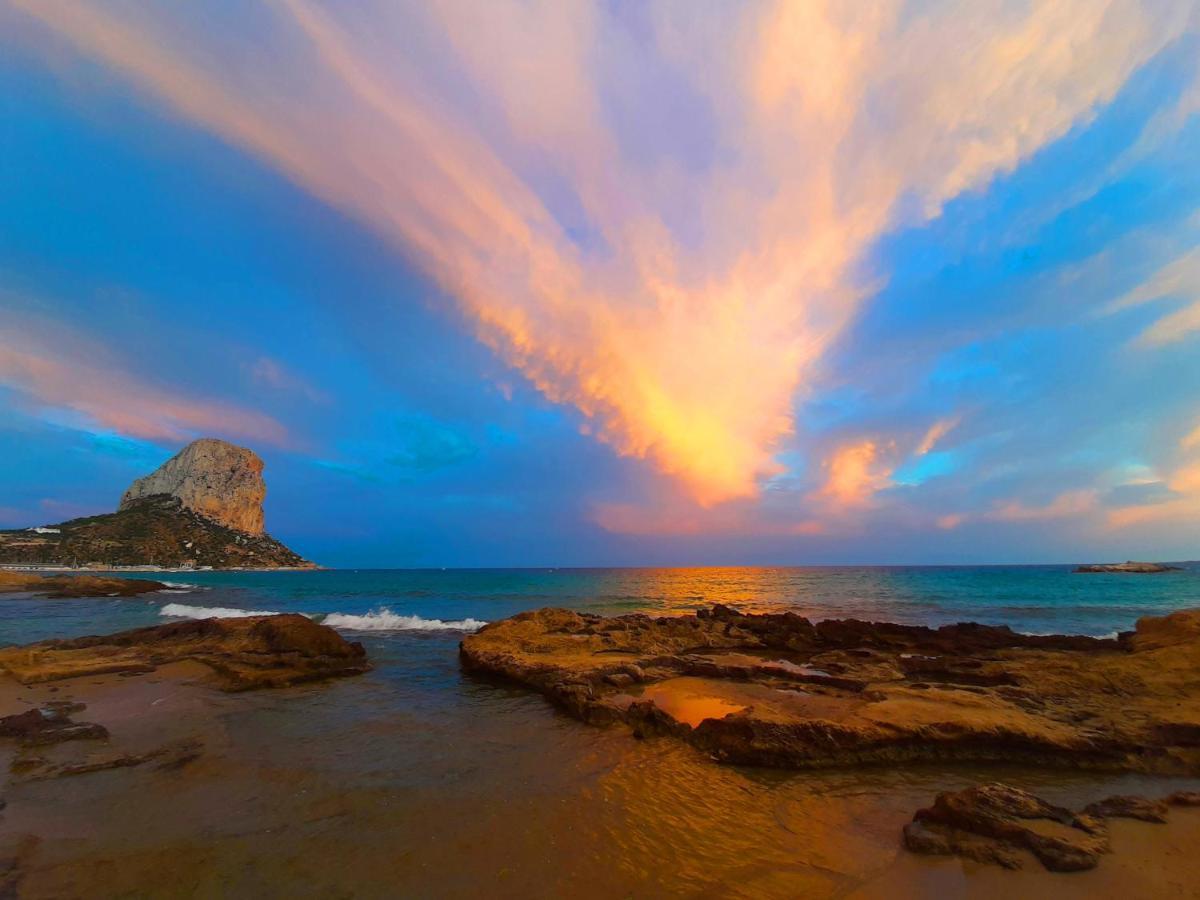 Atico Calpe Primera Linea De Playa Kültér fotó